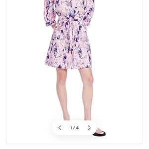 MARCS Pink and Purple Midi Dress